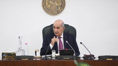 الرئيس الجزائري عبد المجيد تبون