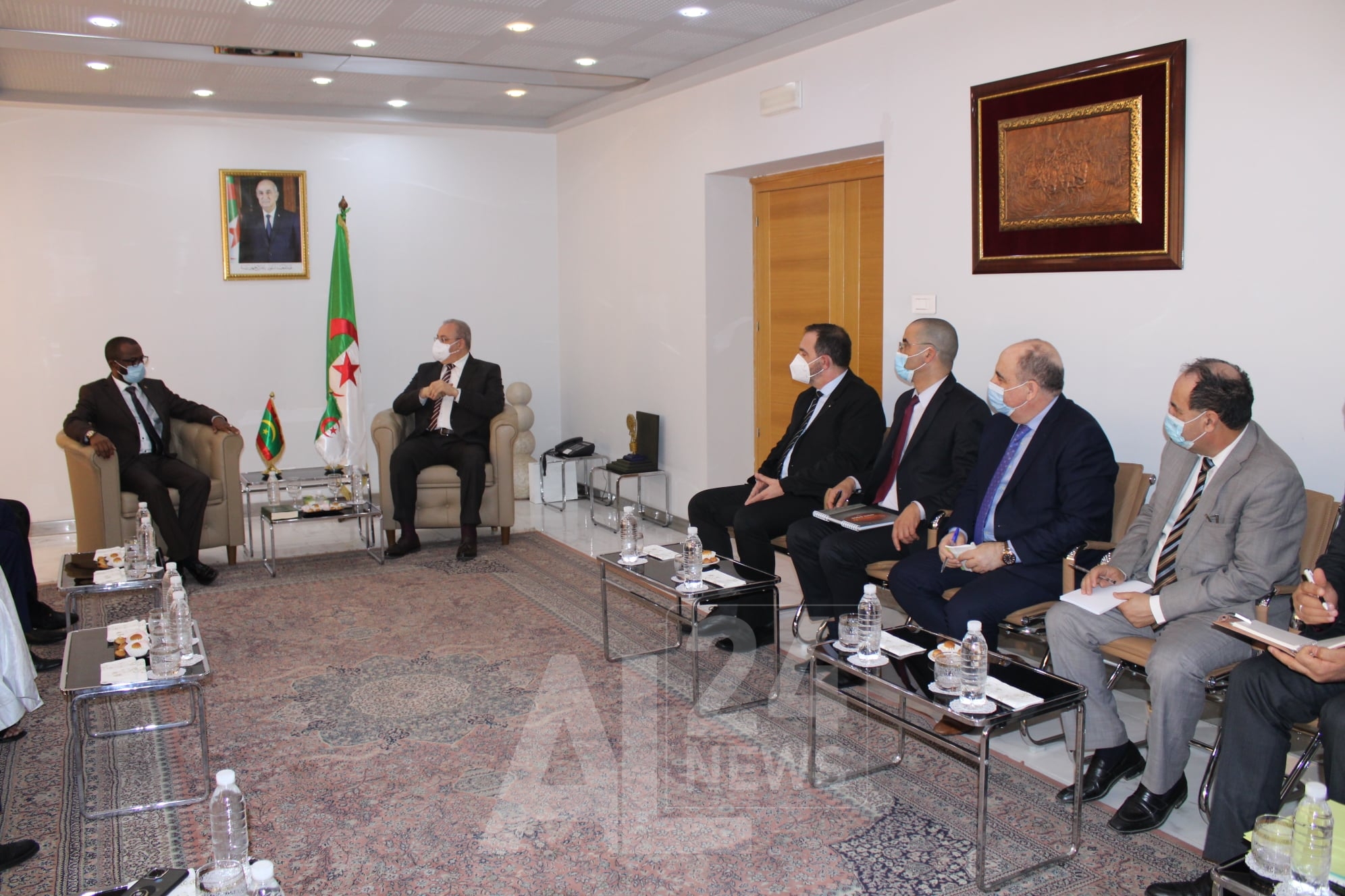 Minister of Industry Ahmed Zeghdar