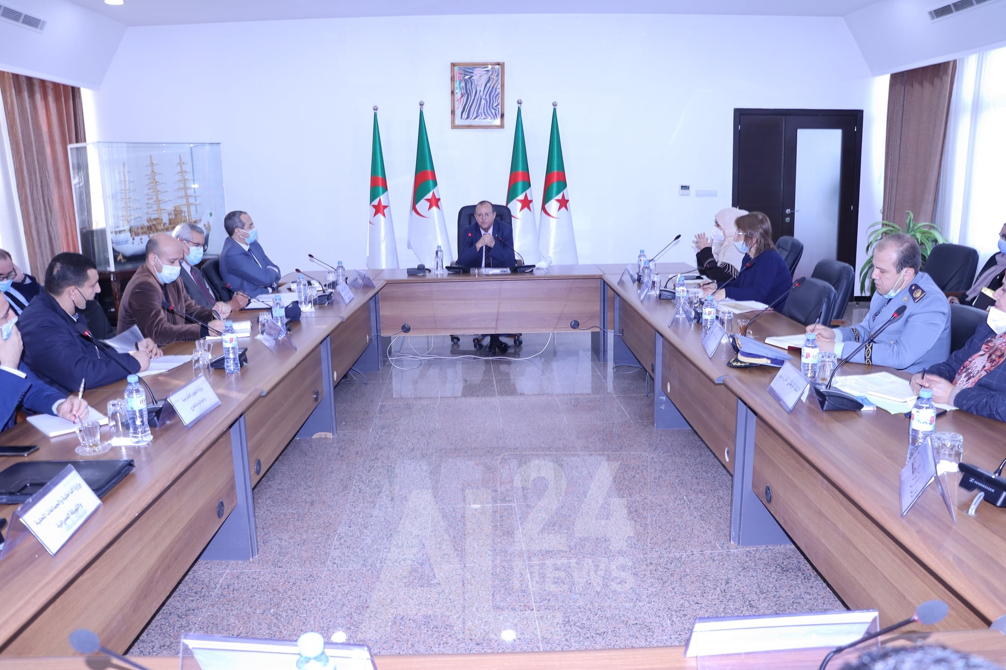 Minister of Public Works Kamel Nasri,