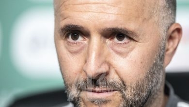 Le sélectionneur de l'équipe nationale de football Djamel Belmadi