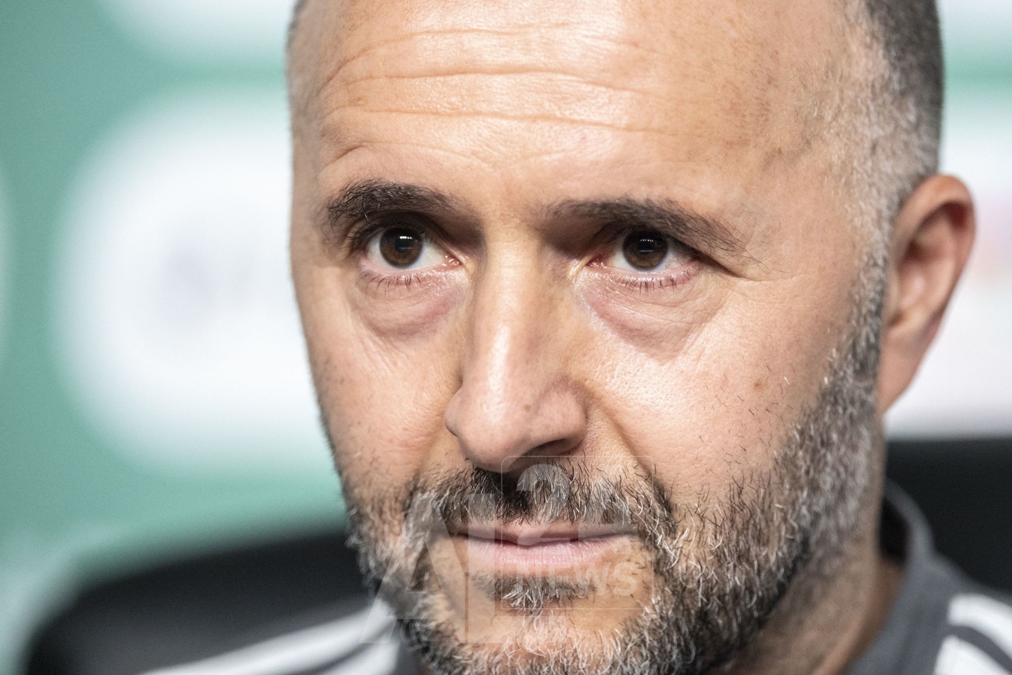Le sélectionneur de l'équipe nationale de football Djamel Belmadi