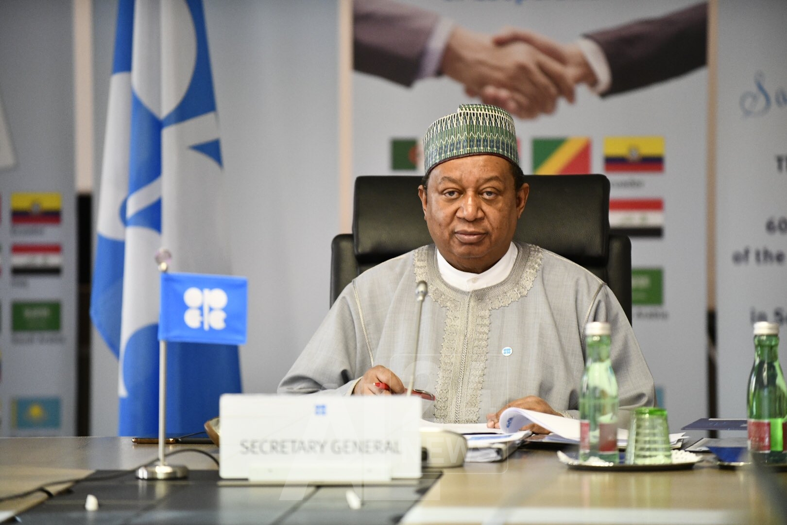 Le secrétaire général de l'Organisation des pays exportateurs de pétrole (Opep), Mohammad Sanusi Barkindo