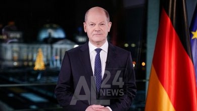 Le chancelier allemand Olaf Scholz