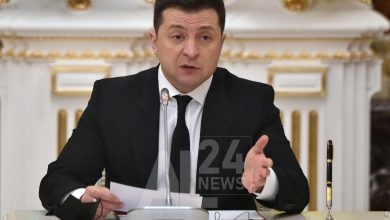 Le président ukrainien Volodymyr Zelensky