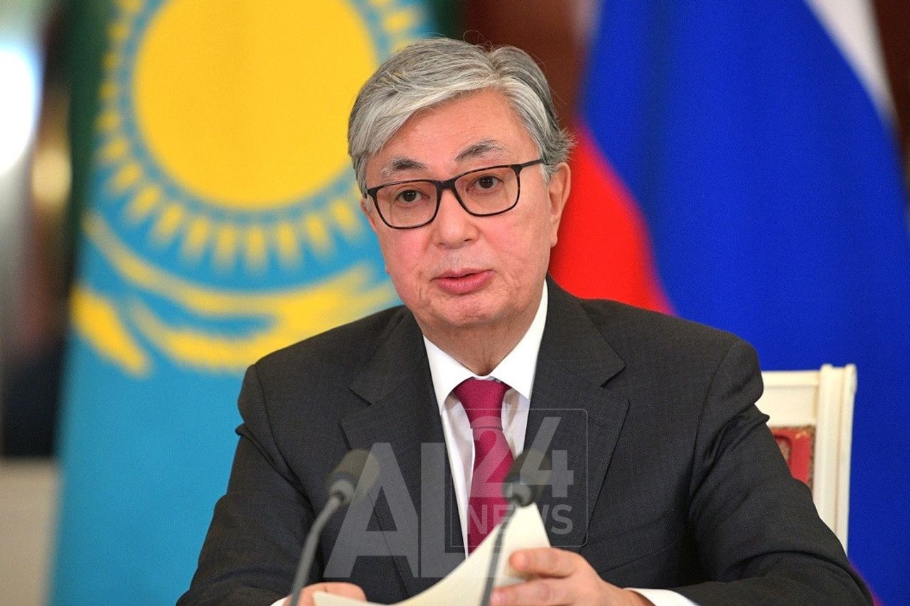 le président kazakh Kassym-Jomart Tokaïev