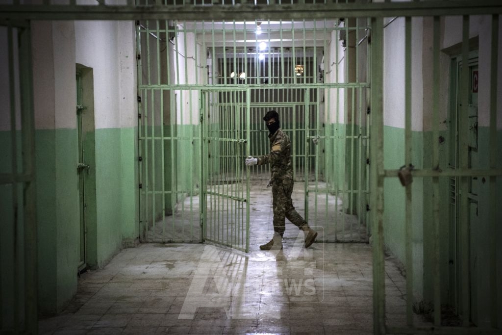 La prison de Ghwayran, dans la ville de Hassaké