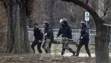 Une série d'explosions étaient entendues à Kiev, Kramatorsk, ville de l'est qui sert de quartier-général à l'armée ukrainienne