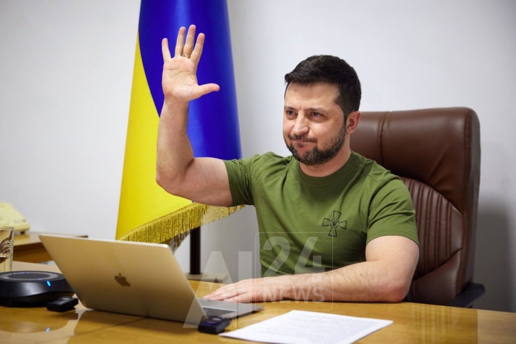 Le président ukrainien, Volodymyr Zelensky