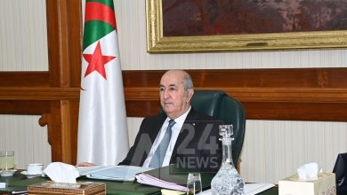الرئيس الجزائري عبد المجيد تبون