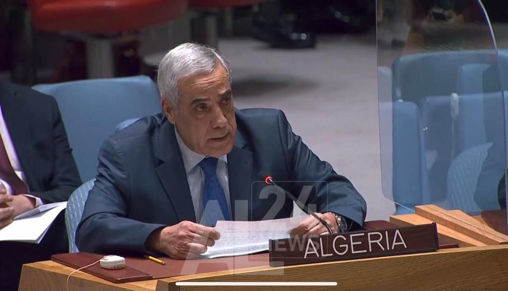 Le Représentant Permanent de l'Algérie auprès des Nations Unies à New York, l'Ambassadeur Nadir LARBAOUI