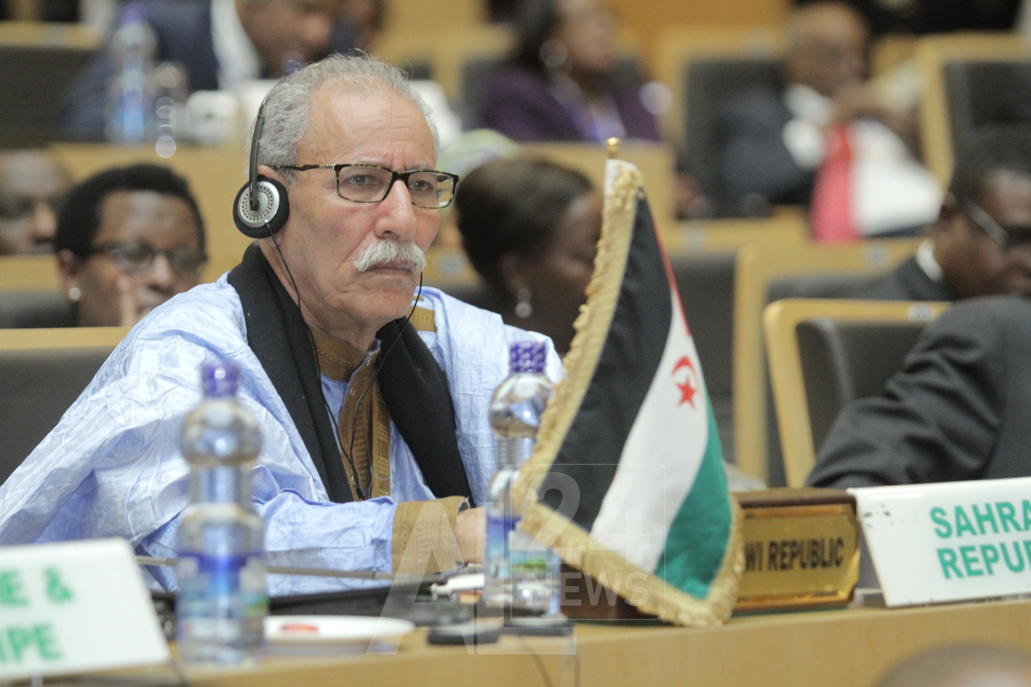 الرئيس الصحراوي إبراهيم غالي