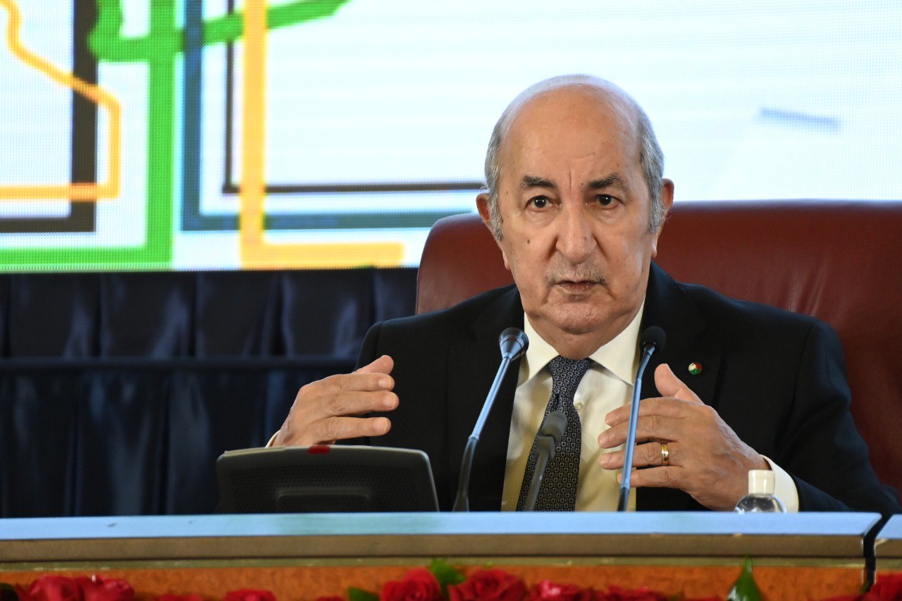 Le president algérien Abdelmadjid Tebboune