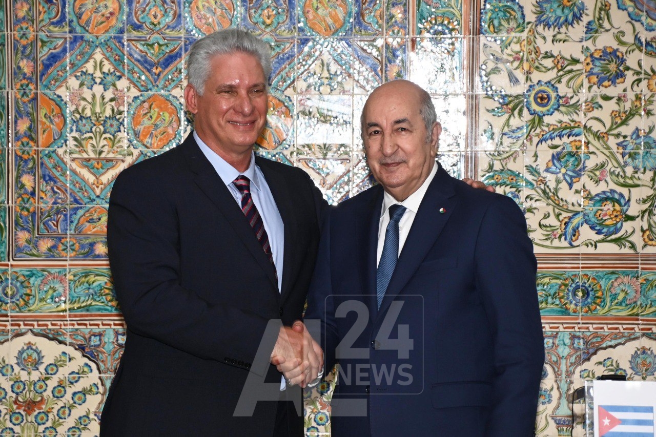 الرئيس الجزائري عبد المجيد تبون ورئيس جمهورية كوبا ميغيل دياز كانيل برموديز