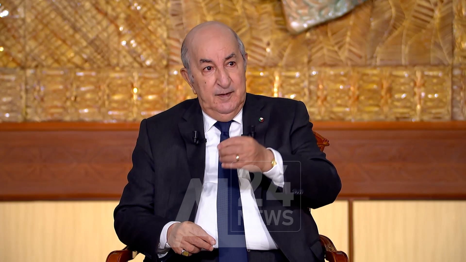 الرئيس الجزائري عبد المجيد تبون