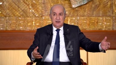 الرئيس الجزائري عبد المجيد تبون