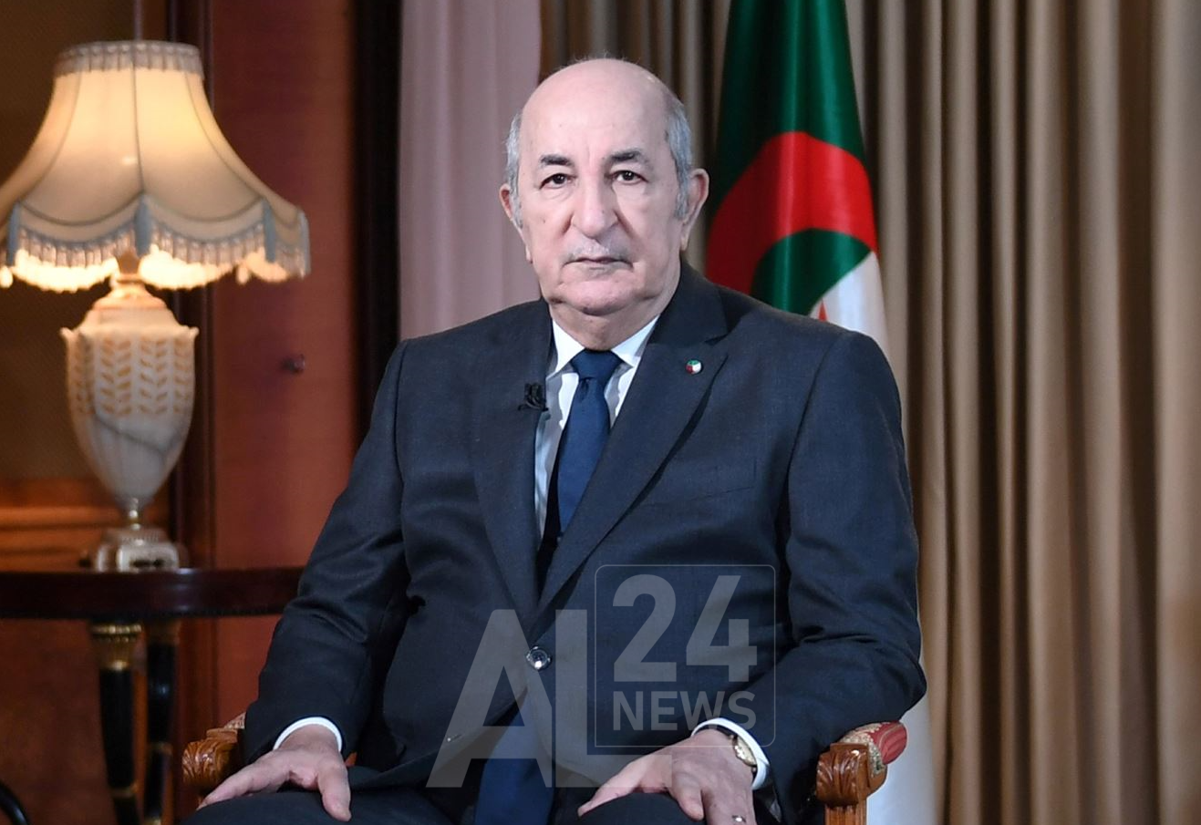 الرئيس الجزائري عبد المجيد تبون