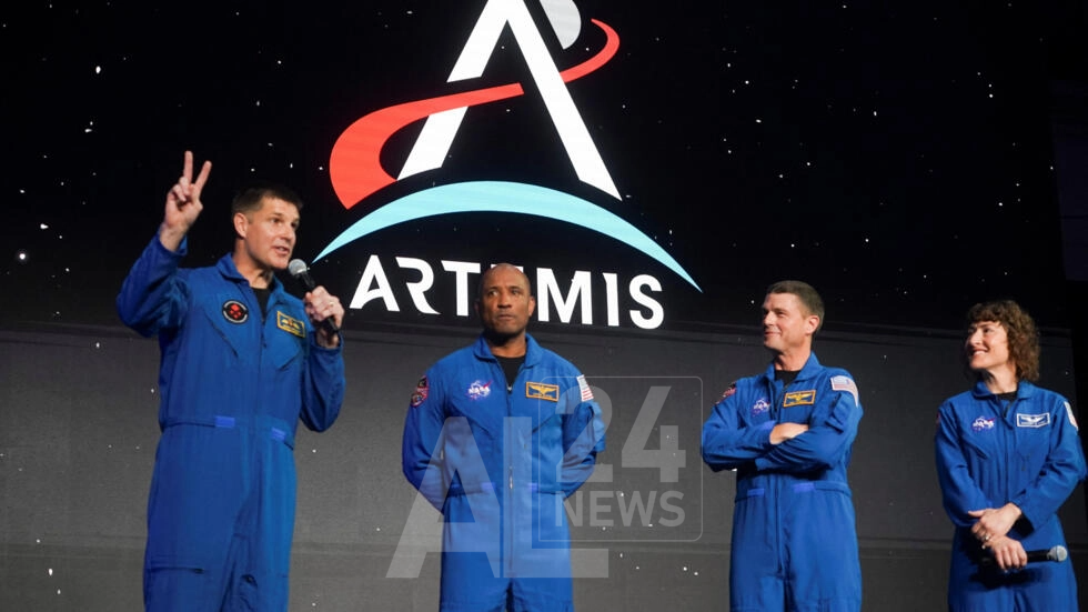 رواد الفضاء الأربعة الذين اختارتهم ناسا لمهمة أرتميس 2 المتوجهة للقمر.