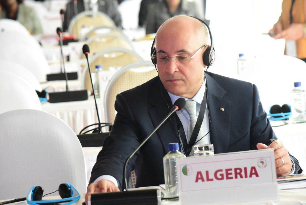وزير التجارة الجزائري الطيب زيتوني خلال مشاركته في أشغال الاجتماع الوزاري لوزراء تجارة "منطقة التجارة الحرة القارية الإفريقية" (زليكاف) المنظم بالعاصمة الكينية نيروبي