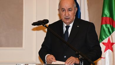 الرئيس الجزائري عبد المجيد تبون