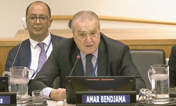 سفير الجزائر وممثلها الدائم لدى الأمم المتحدة في نيويورك، عمار بن جامع