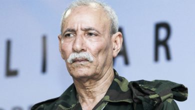 الرئيس الصحراوي، الأمين العام لجبهة البوليساريو، إبراهيم غالي