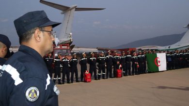 فرقة البحث و الإنقاذ في الاماكن الحضرية H-USAR ذات الشارة الدولية على مستوى مطار بوفاريك العسكري جاهزة للتدخل في انتظار الضوء الأخضر من اجل الانطلاق