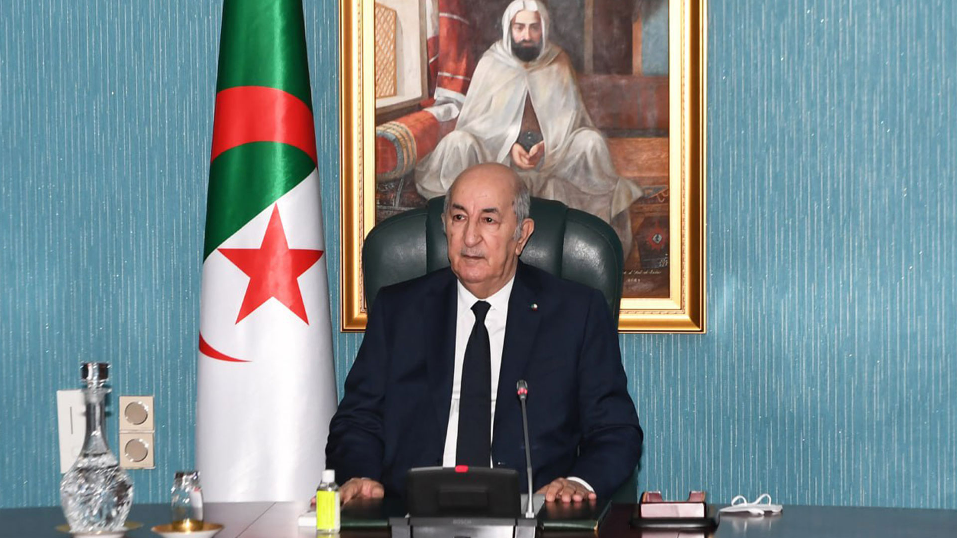 الرئيس الجزائري عبد المجيد تبون