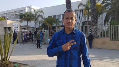 صورة من الأرشيف/ الناشط الحقوقي والمدون المغربي محمد رضا الطاوجني