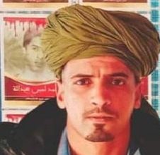 الطالب الصحراوي الحسين بوركبة المعتقل لدى الاحتلال المغربي