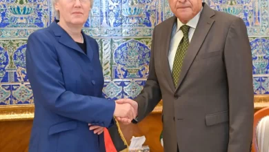 عطاف يستقبل سفيرة ألمانيا