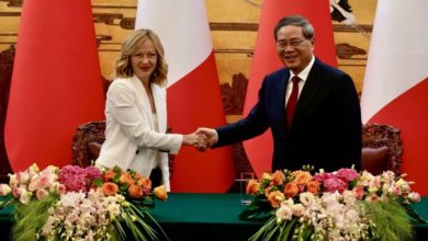 جورجيا ميلوني في الصين