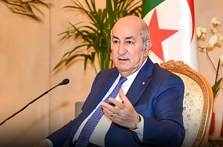 الرئيس الجزائري عبد المجيد تبون