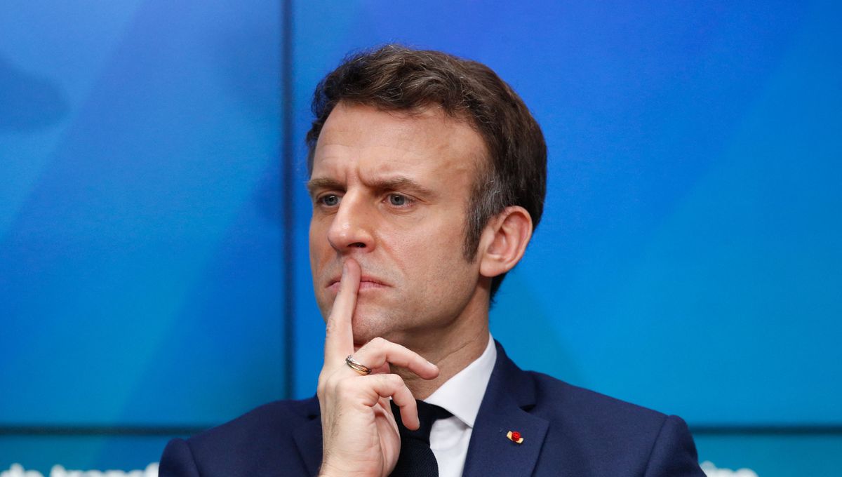 الرئيس الفرنسي ايمانويل ماكرون