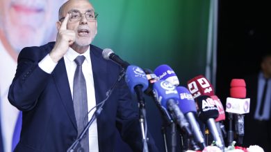 مرشح حركة مجتمع السلم للانتخابات الرئاسية الجزائرية حساني شريف عبد العالي