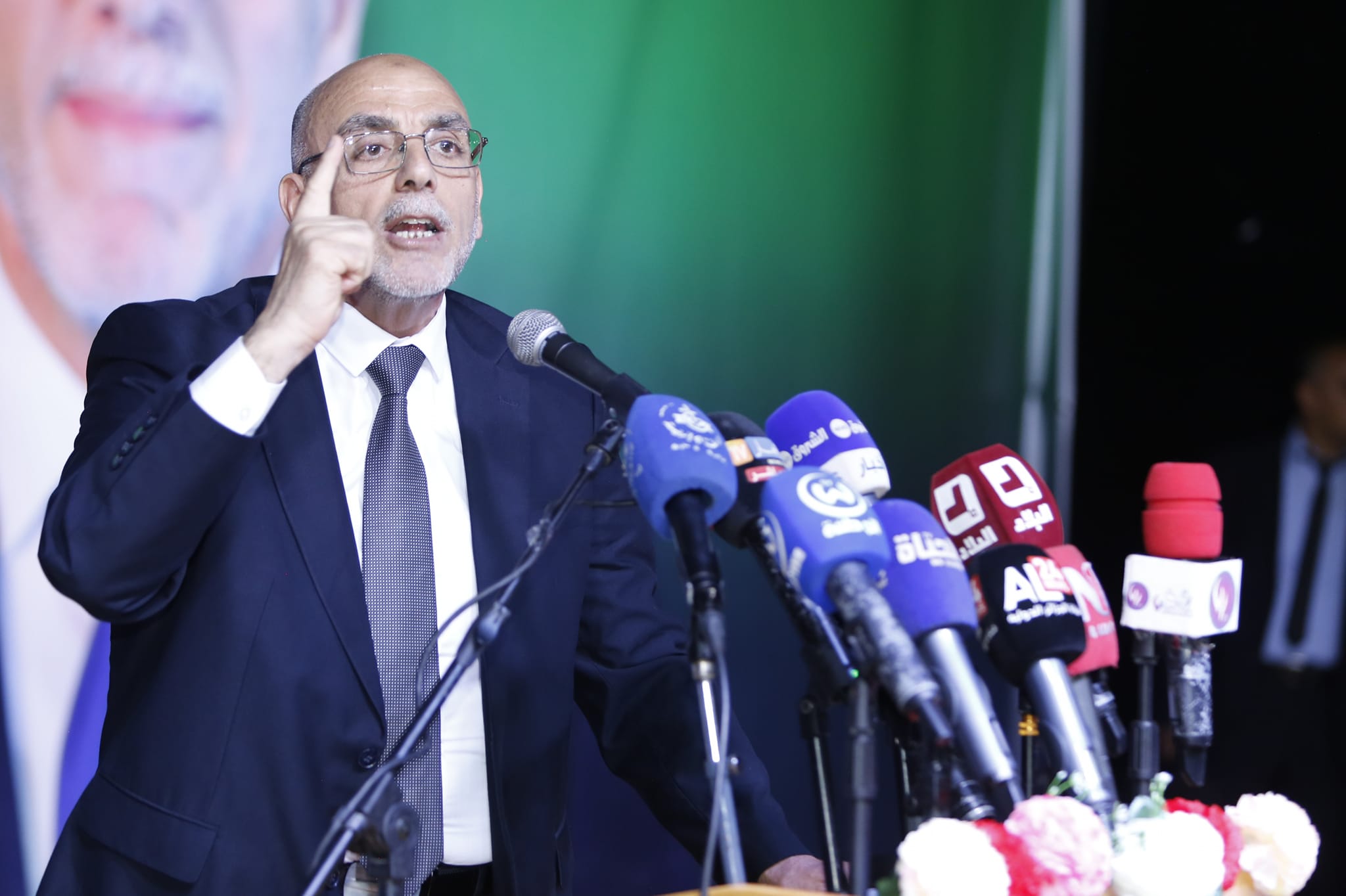 مرشح حركة مجتمع السلم للانتخابات الرئاسية الجزائرية حساني شريف عبد العالي