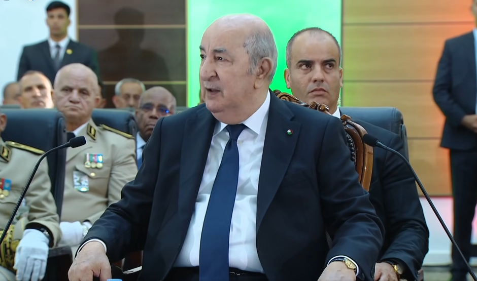الرئيس الجزائري عبد المجيد تبون