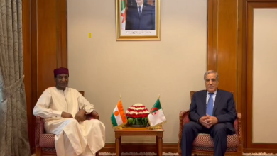 ندير العرباوي يتحادث مع الوزير الاول لجمهورية النيجر