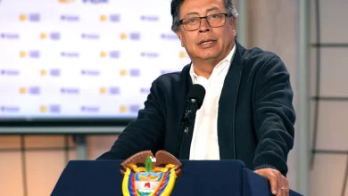 الرئيس الكولومبي، غوستافو بيترو