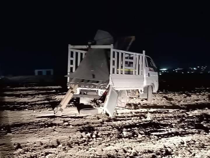 صورة متداولة للهجوم على قاعدة عين الأسد في العراق