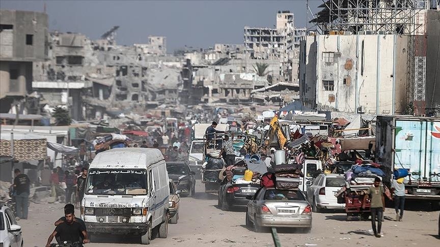 نزوح قسري من خان يونس