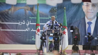 مرشّح حركة مجتمع السلم للرئاسيات الجزائرية عبد العالي حساني شريف