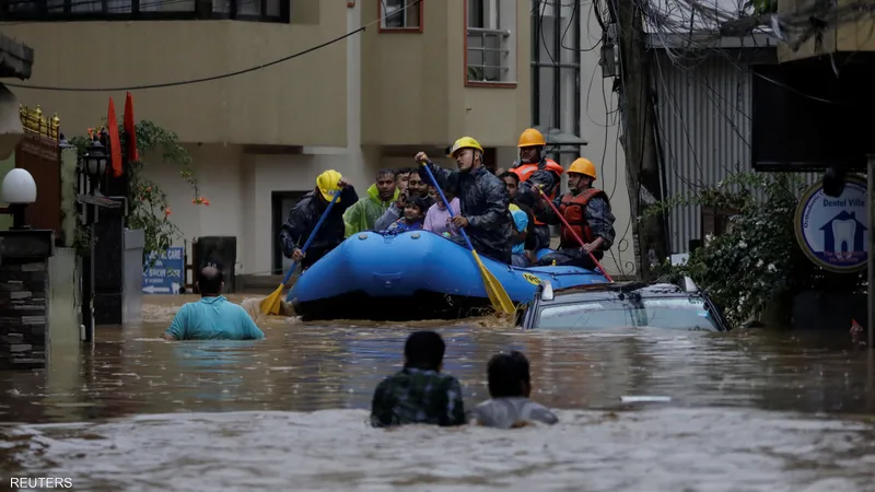 فيضانات في نيبال