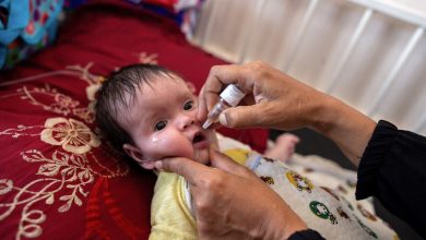 انطلاق حملة التلقيح ضد شلل الاطفال في غزة