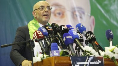 حركة مجتمع السلم للرئاسيات الجزائرية عبد العالي حساني شريف