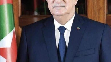 الرئيس الجزائري عبد المجيد تبون