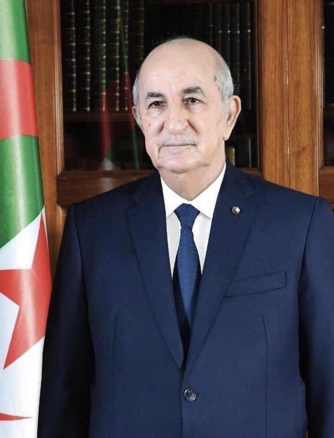 الرئيس الجزائري عبد المجيد تبون