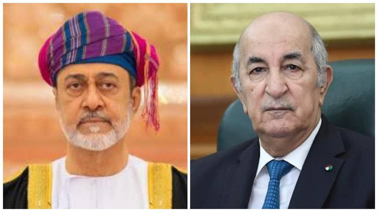 الرئيس الجزائري يتلقى تهنئة من سلطان عمان