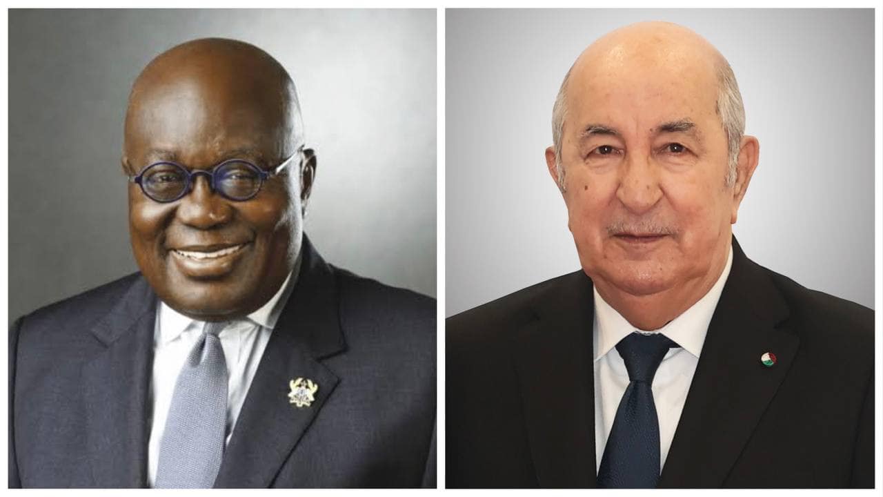 الرئيس الجزائري ونظيره الغاني