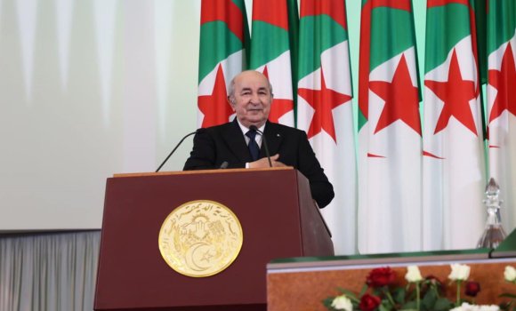 الرئيس الجزائري عبد المجيد تبون