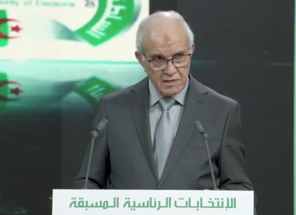 رئيس السلطة المستقلة للانتخابات في الجزائر محمد شرفي